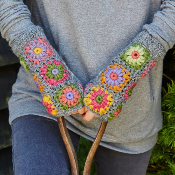 The Hat Shop Pachamama Woodstock Wool Handwarmers Bright