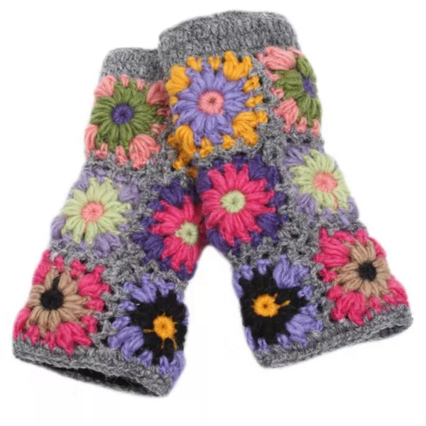 The Hat Shop Pachamama Woodstock Wool Handwarmers Bright