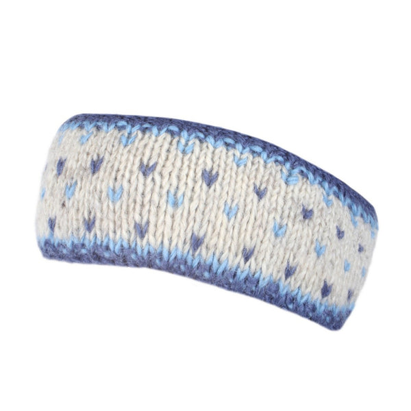 The Hat Shop Pachamama Bantry Bay Wool Headband Blue
