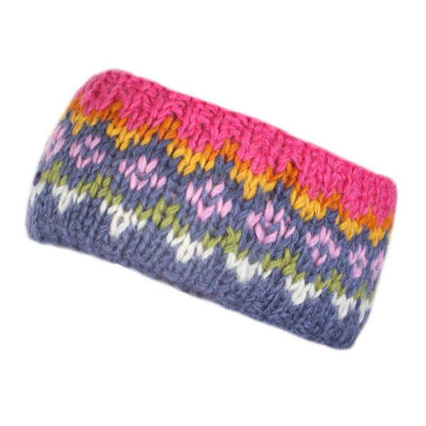 The Hat Shop Pachamama Clifden Wool Headband Denim
