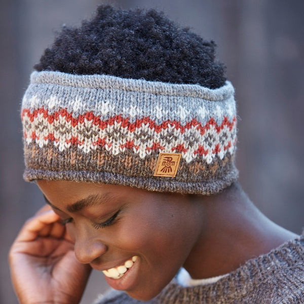 The Hat Shop Pachamama Elgin Wool Headband Grey
