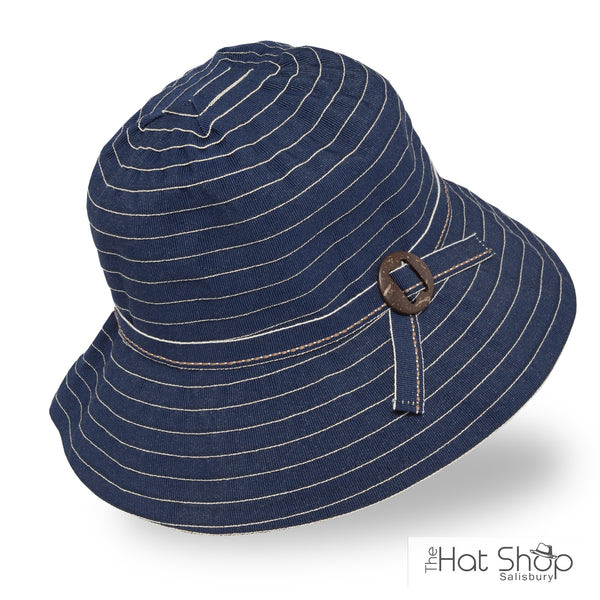 The Hat Shop Salisbury  Ladies Sunday Afternoons Emma Sun Hat Navy