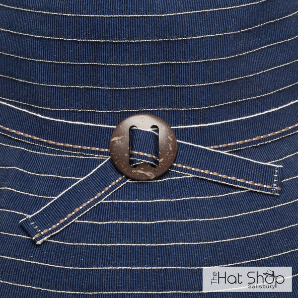 The Hat Shop Salisbury  Ladies Sunday Afternoons Emma Sun Hat Navy