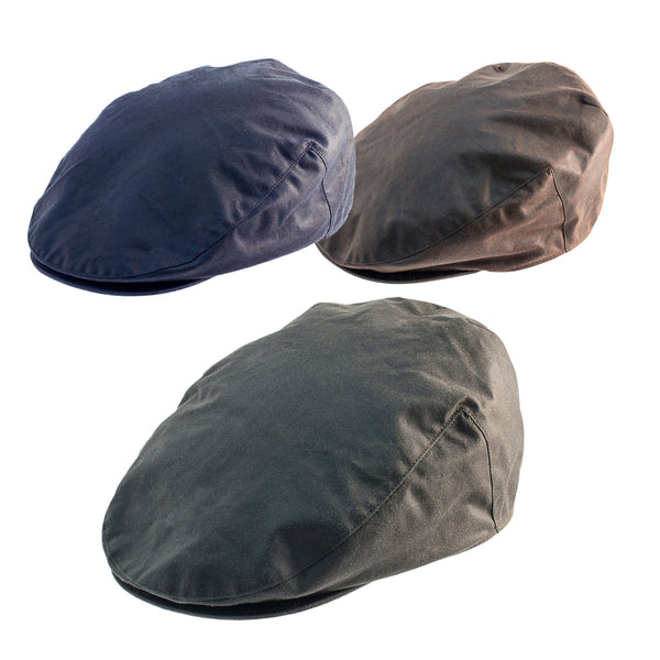 The Hat Shop Heather Wax flat cap
