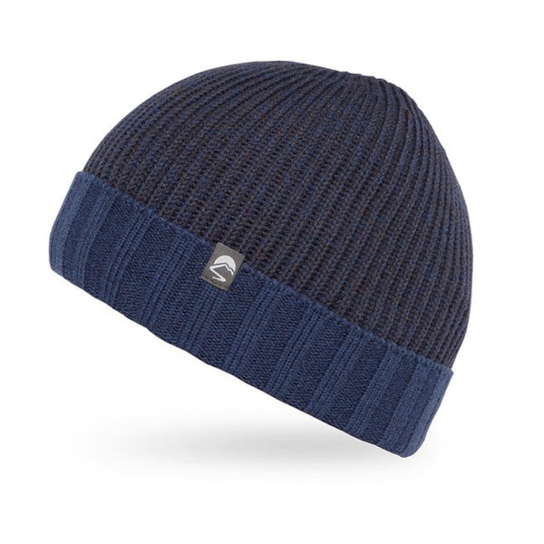 The Hat Shop Sunday Afternoons Merino Wool Mercury Beanie Hat Dark Blue