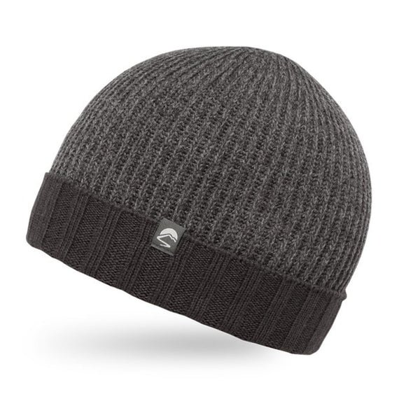 The Hat Shop Sunday Afternoons Merino Wool Mercury Beanie Hat Dark Grey