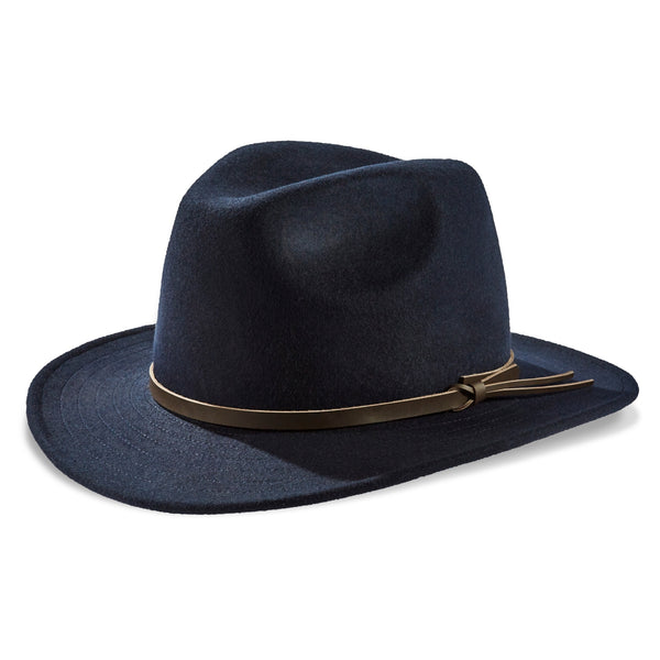 The Hat Shop Tilley Montana Wool Hat Sapphire Blue