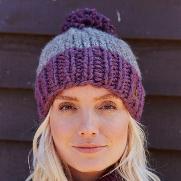 The Hat Shop Pachamama Kinsale Wool Bobble Beanie Hat