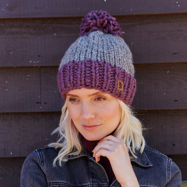 The Hat Shop Pachamama Kinsale Wool Bobble Beanie Hat