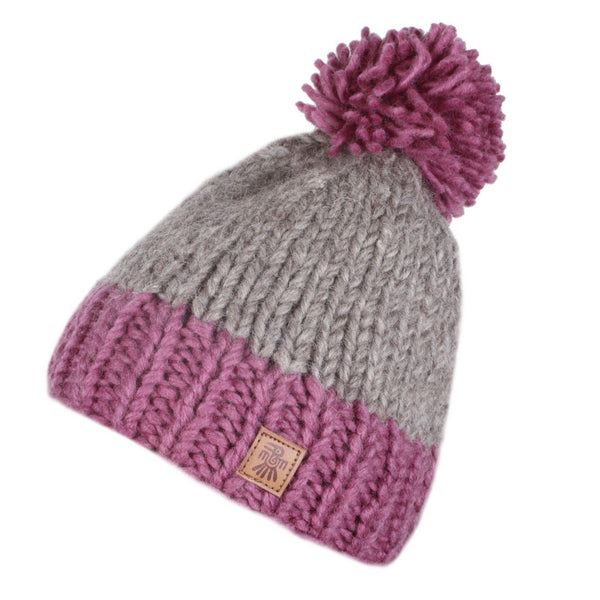 The Hat Shop Pachamama Kinsale Wool Bobble Beanie Hat