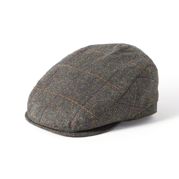 The Hat Shop Failsworth Mallalieus Silk-Cotton Mix Sports Flat Cap