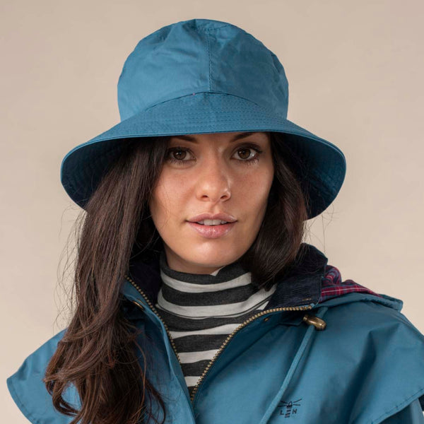 The Hat Shop Lighthouse 100% Waterproof Storm Hat Deep Sea