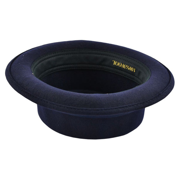 The Hat Shop Wool Felt Pork Pie Hat Navy