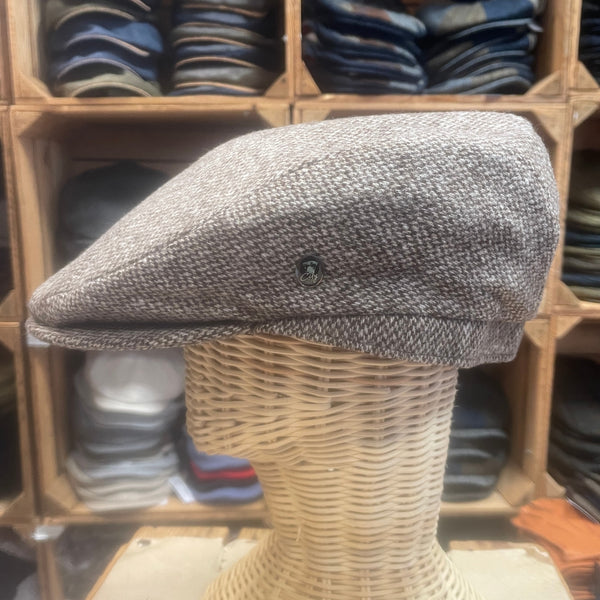 The Hat Shop City Sport Merino Wool Flat Cap Side