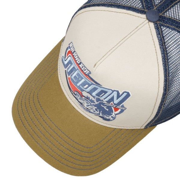The Hat Shop Stetson Air and Sea Trucker Cap 'Blue'