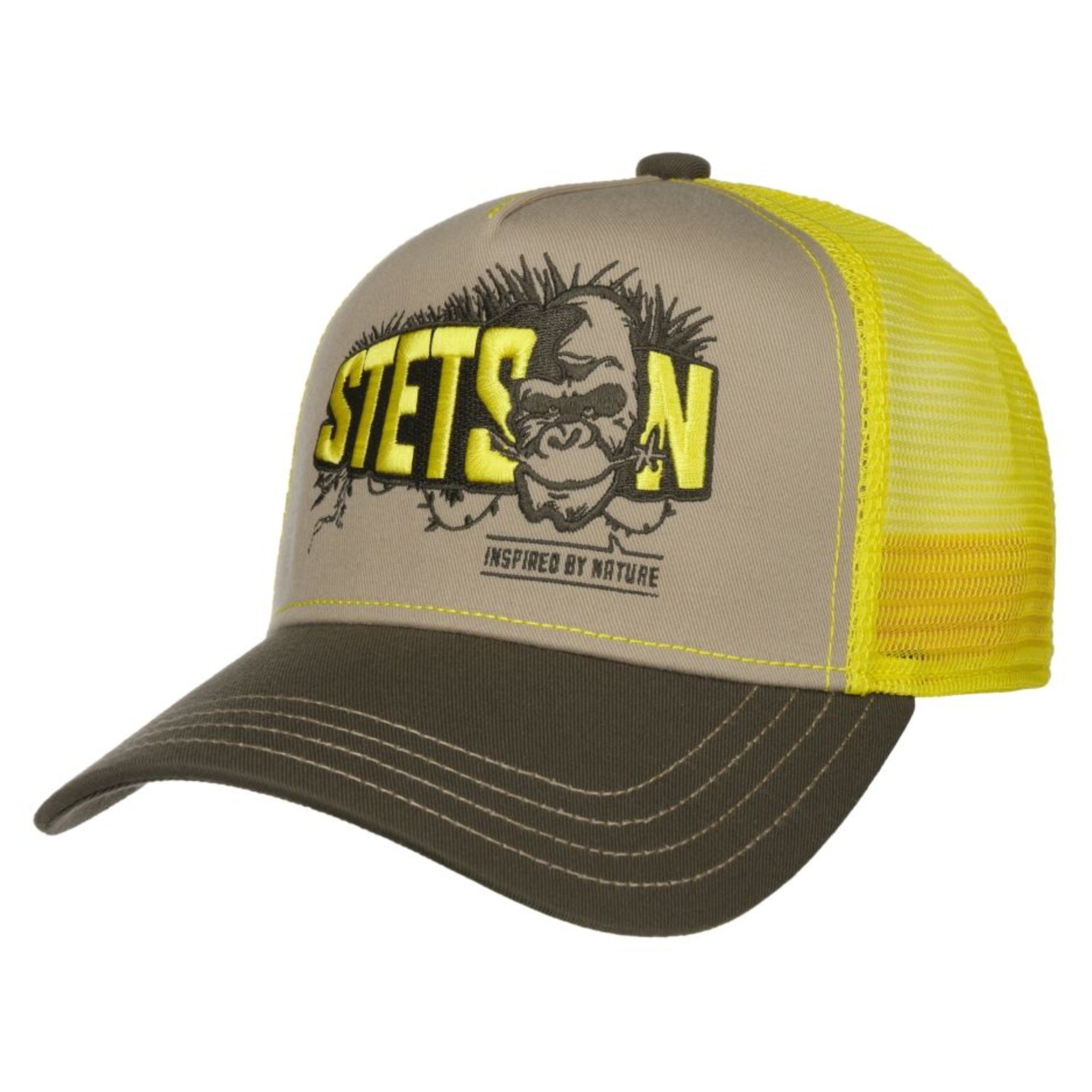 The Hat Shop Stetson Ape Trucker Cap 'Yellow'