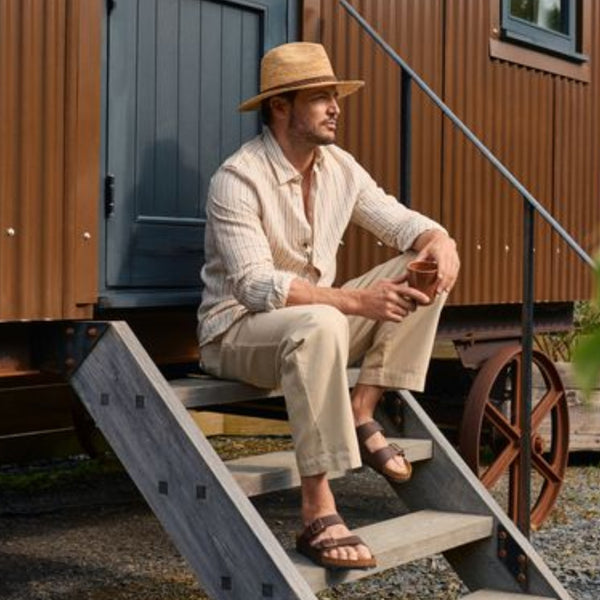 The Hat Shop Failsworth Raffia Straw Summer Hat - Amalfi