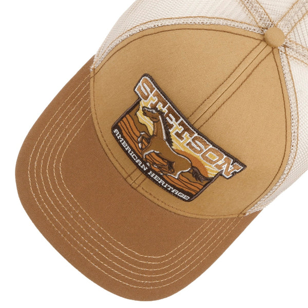The Hat Shop Salisbury Stetson American Heritage Horse Trucker Cap