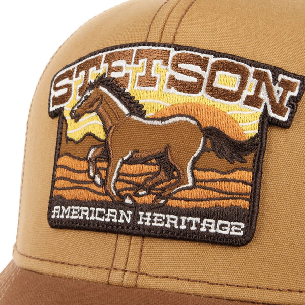 The Hat Shop Salisbury Stetson American Heritage Horse Trucker Cap