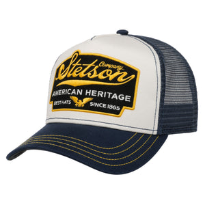 The Hat Shop Stetson American Heritage Trucker Cap 'Navy'