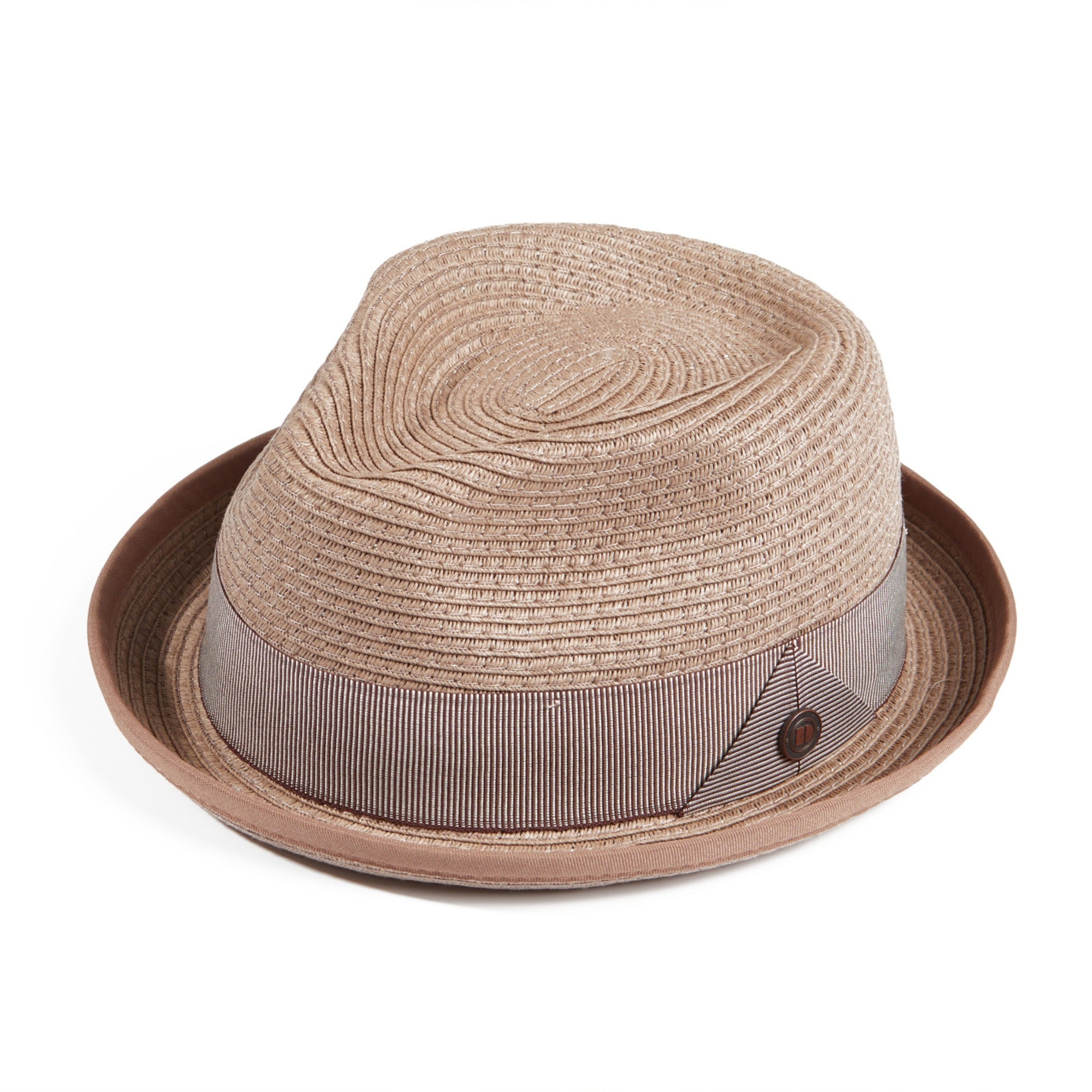 The Hat Shop Dasmarca Summer Stingy Brim Trilby Hat 'Mocha'