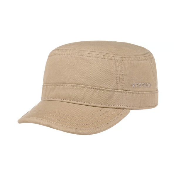 The Hat Shop Stetson Army Cap Beige