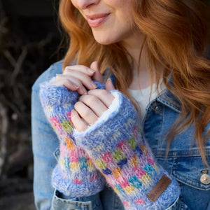 The Hat Shop Pachamama Arundel Handwarmers Sky