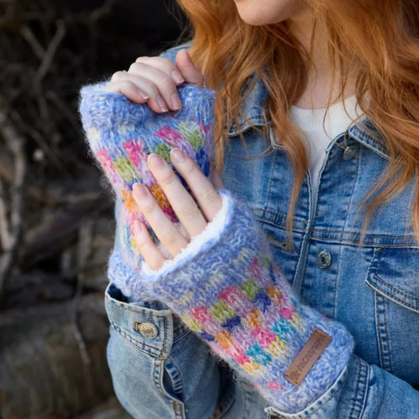 The Hat Shop Pachamama Arundel Handwarmers Sky