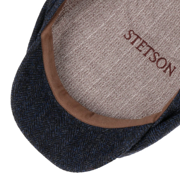 The Hat Shop Stetson Belfast Classic Wool Driver Cap Black/Blue