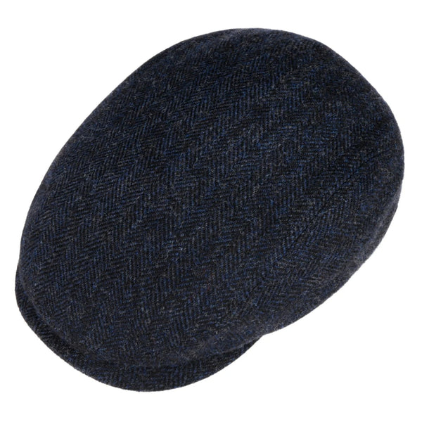 The Hat Shop Stetson Belfast Classic Wool Driver Cap Black/Blue