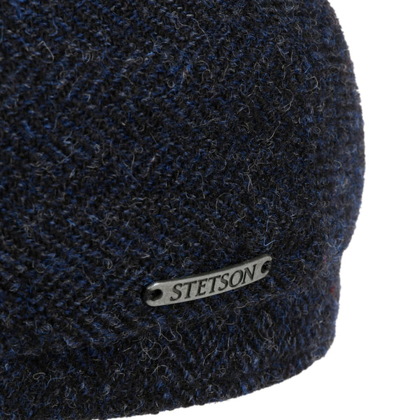 The Hat Shop Stetson Belfast Classic Wool Driver Cap Black/Blue