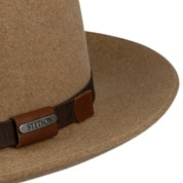 The Hat Shop Bellingford Fedora Fur Felt Fedora Beige