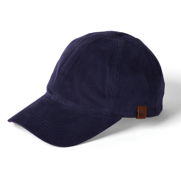 The Hat Shop Failsworth Canvas Baseball Cap Navy