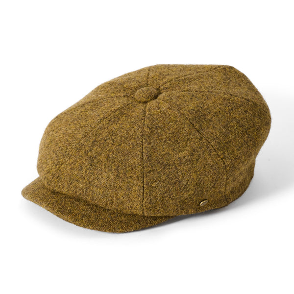 The Hat Shop Failsworth Carloway Cap in Moss Green