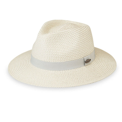 Ladies Wallaroo 'Charlie' Sun Hat UPF50+ Ivory/Pewter