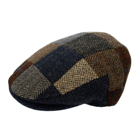 The Hat Shop Denton Harris Tweed Flat Cap