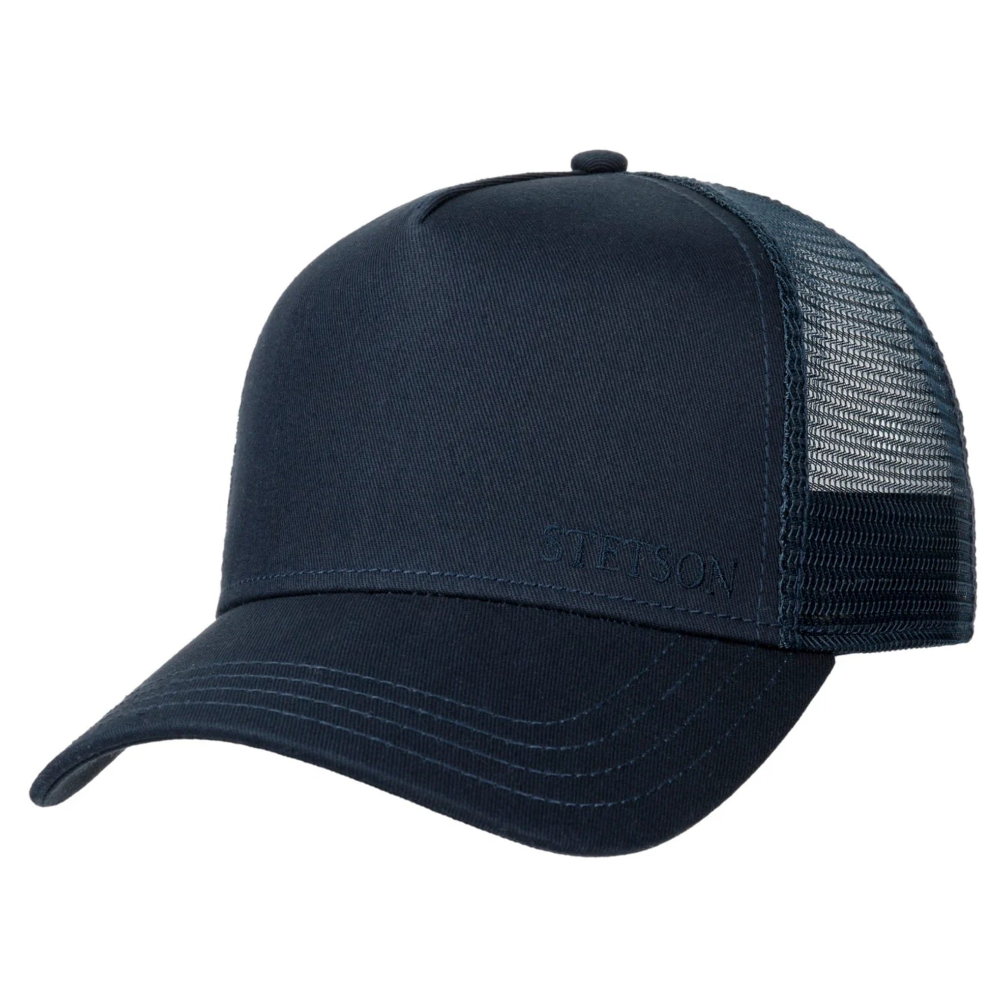 The Hat Shop Stetson Classic Cotton Trucker Cap 'Navy'