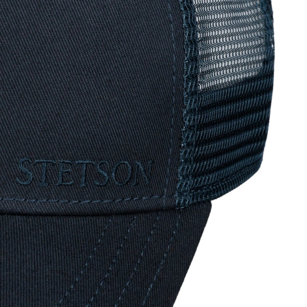 The Hat Shop Stetson Classic Cotton Trucker Cap 'Navy'