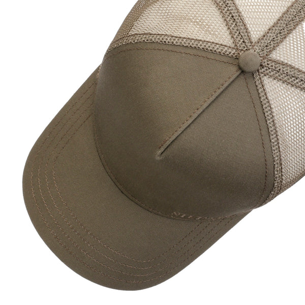 The Hat Shop Stetson Classic Cotton Trucker Cap 'Olive'