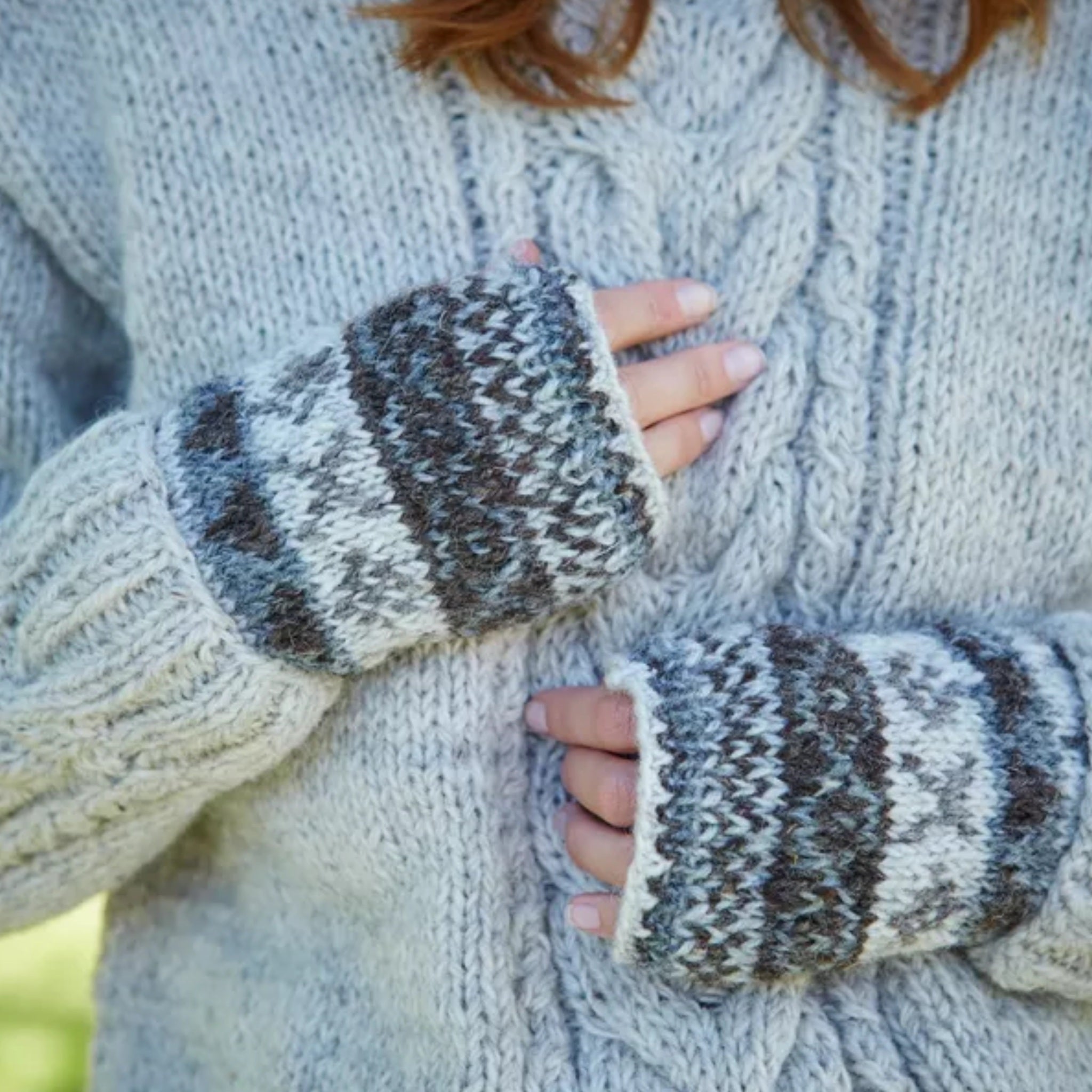 The Hat Shop Pachamama Classic Fairisle Handwarmers