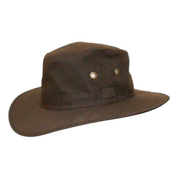 The Hat Shop Denton Water Resistant Colombia Wax Hat Brown