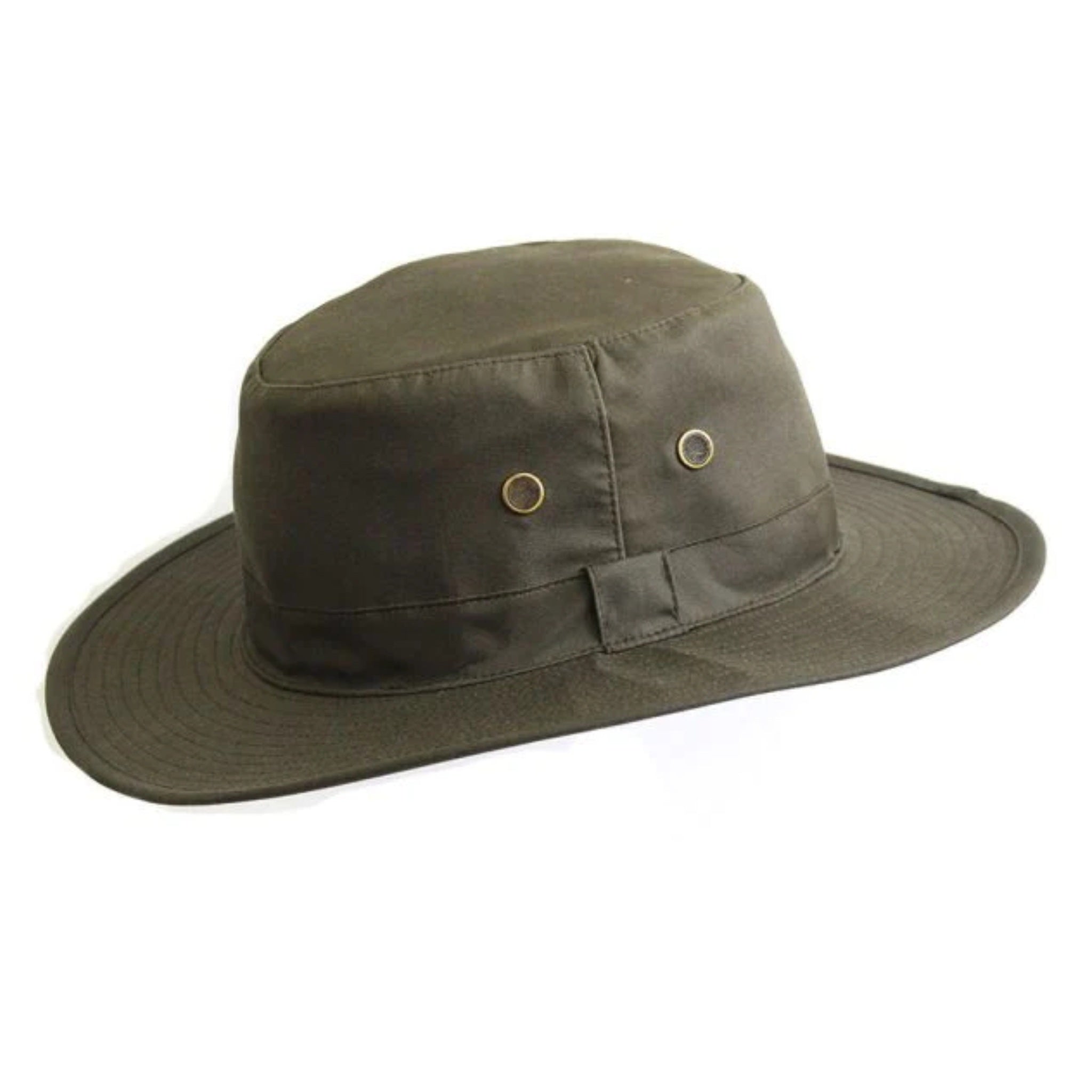 The Hat Shop Denton Water Resistant Colombia Wax Hat Olive