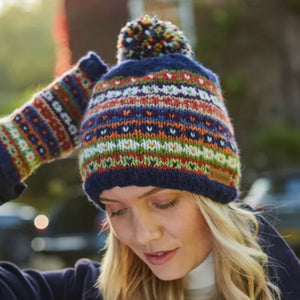 The Hat Shop Pachamama Colorado Wool Bobble Beanie