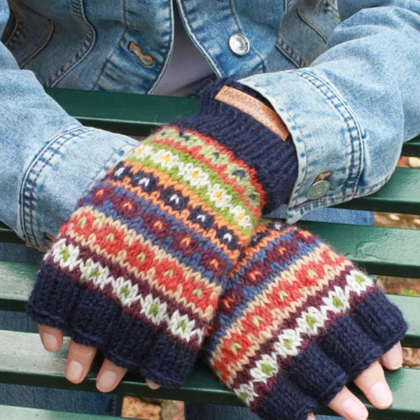 The Hat Shop, Pachamama Colorado Wool Fingerless Gloves