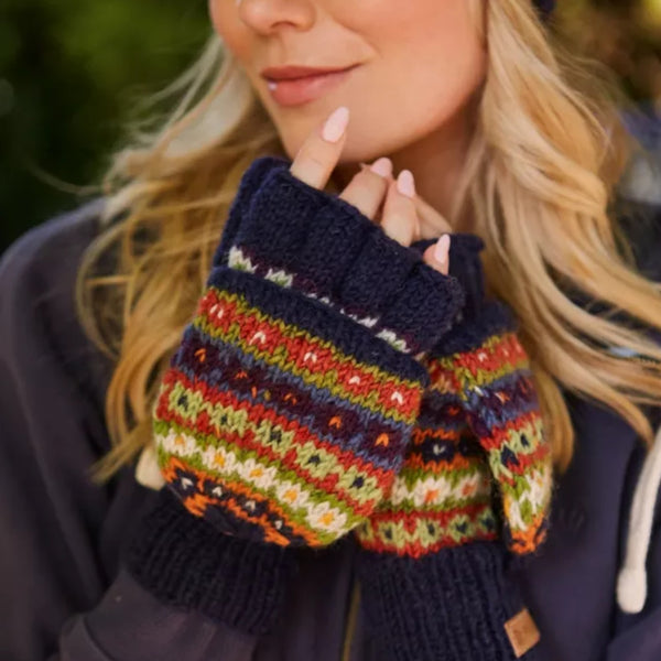 The Hat Shop Pachamama Colorado Glove/Mitt Blue