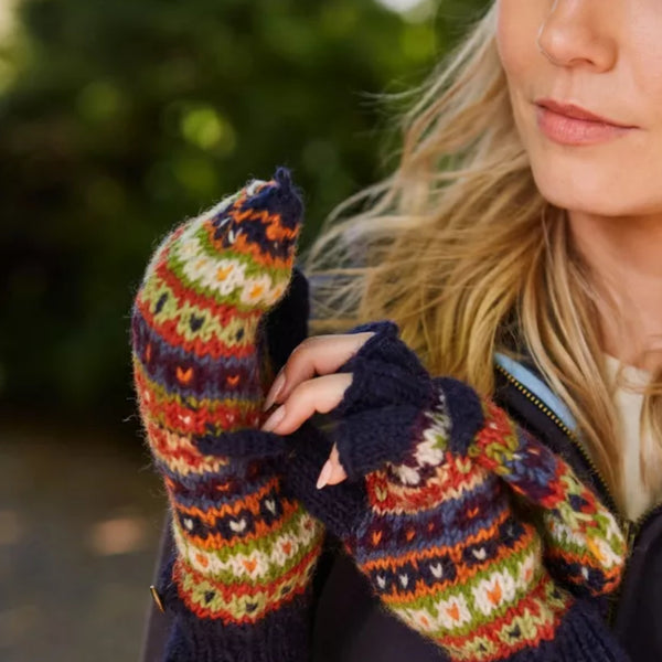 The Hat Shop Pachamama Colorado Glove/Mitt Blue