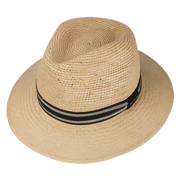 The Hat Shop Stetson Crochet Traveller Genuine Panama Hat