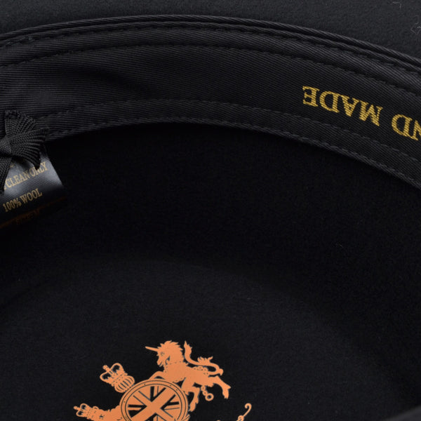 The Hat Shop 100% Wool Gambler Style Hat Black