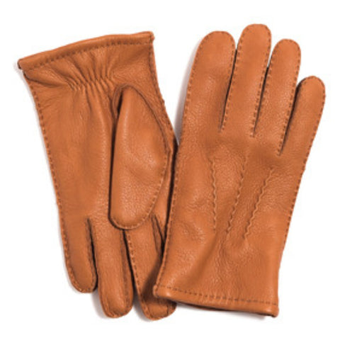 The Hat Shop Failsworth Deerskin Soft Leather Gloves Tan