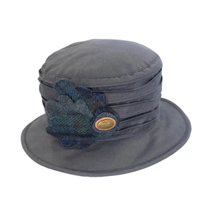 Ladies Denton Wax Cotton Hat 'Navy'